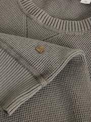 White Stuff Grey Attadale Crew Neck Jumper - Image 6 of 6