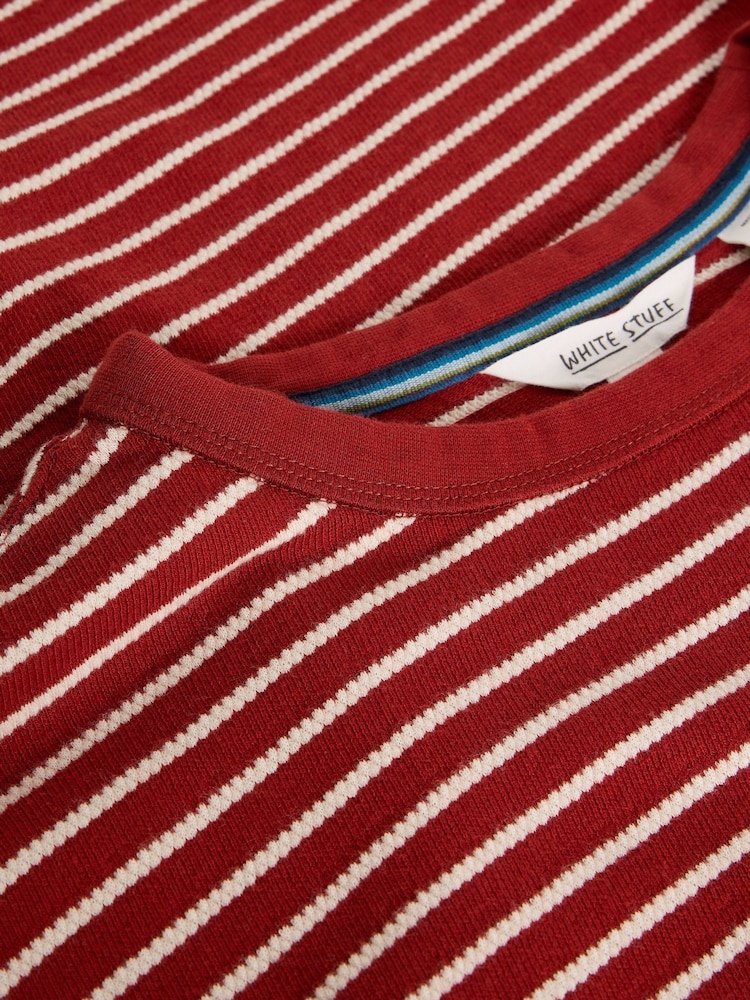 White Stuff Red Horsham Stripe T-Shirt - Image 6 of 6 White Stuff Red Horsham Stripe T-Shirt - Image 6 of 6