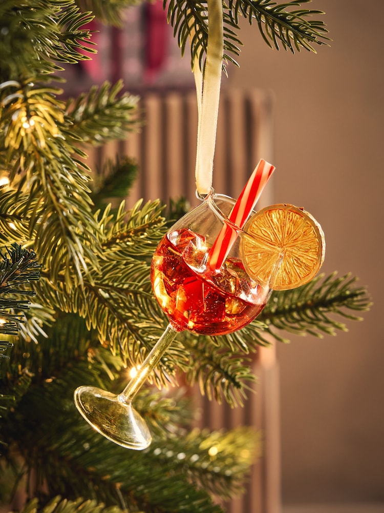 Spritz Glass Cocktail Bauble - Image 1 of 4