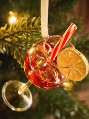 Spritz Glass Cocktail Bauble - Image 3 of 4
