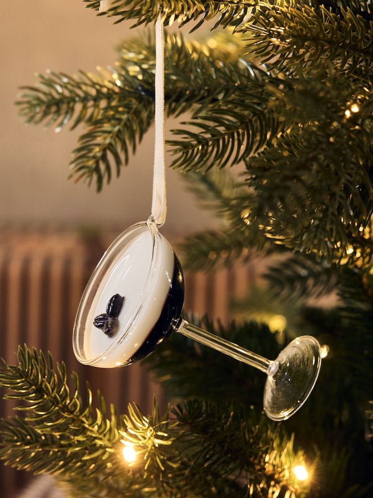 Espresso Martini Glass Cocktail Bauble - Image 1 of 4