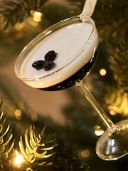 Espresso Martini Glass Cocktail Bauble - Image 4 of 4