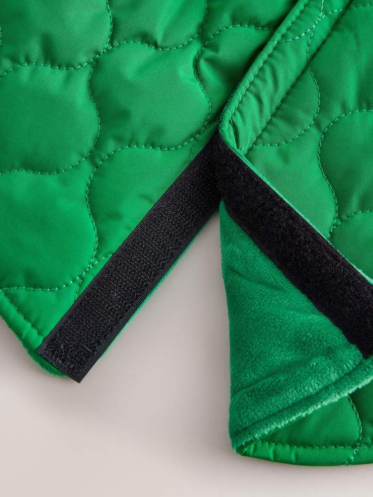 Green Quilted Dog Harness Coat - Image 9 of 9