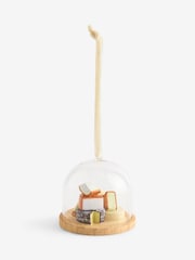 Natural Cheeseboard Cloche Bauble - Image 1 of 1