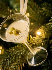 Martini Glass Cocktail Bauble - Image 2 of 4