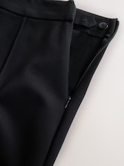 Black Pintuck Ponte Bootcut Trousers - Image 8 of 8