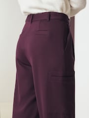 Burgundy Punainen - Ponte Cargo -tynnyrilahkeiset housut - Kuva 4 / 7