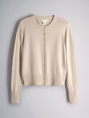 The Set 4 Pack Fine Knit Button Through Cardigans Black/Chocolate Brown/Cinder Brown/Light Grey - Image 2 of 7
