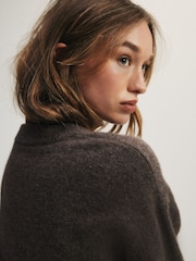 The Set 3 Pack Crew Neck Jumpers Cream/Taupe Brown/Chocolate Brown - Image 17 of 22