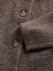 The Set 2 Pack Collared Cardigan With Wool Navy Blue/Chocolate Brown - Image 9 of 9