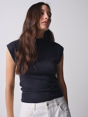 The Set 3 Pack Soft Knit Funnel Neck Sleeveless Vests - Slika 5 od 14