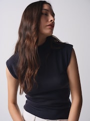 The Set 3 Pack Soft Knit Funnel Neck Sleeveless Vests - Slika 7 od 14