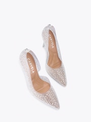 Carvela Silver Positano Vinyl  Sandals - Image 2 of 4