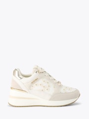 Carvela White High Rise Daisy Trainers - Image 1 of 4