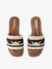 Carvela Black Nola Mule Sandals - Image 2 of 4