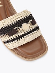 Carvela Black Nola Mule Sandals - Image 3 of 4