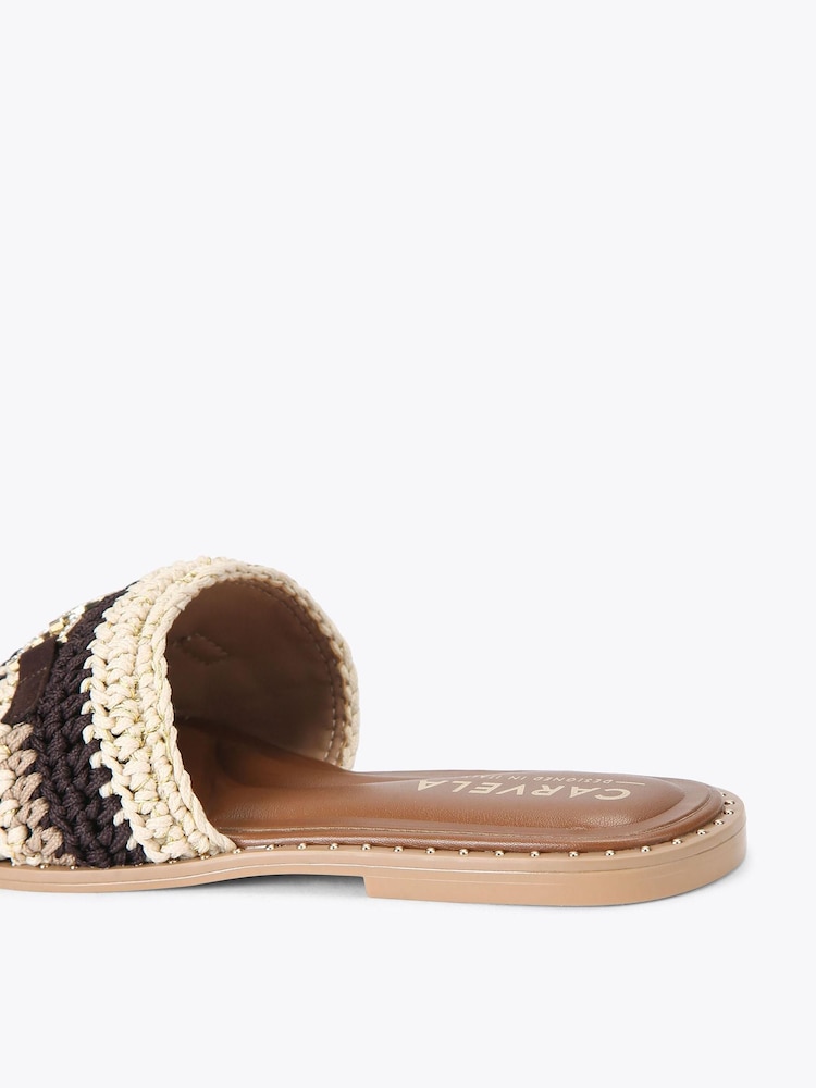 Carvela Black Nola Mule Sandals - Image 4 of 4