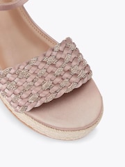 Carvela Pink Treccia Flatform Sandals - Image 5 of 5