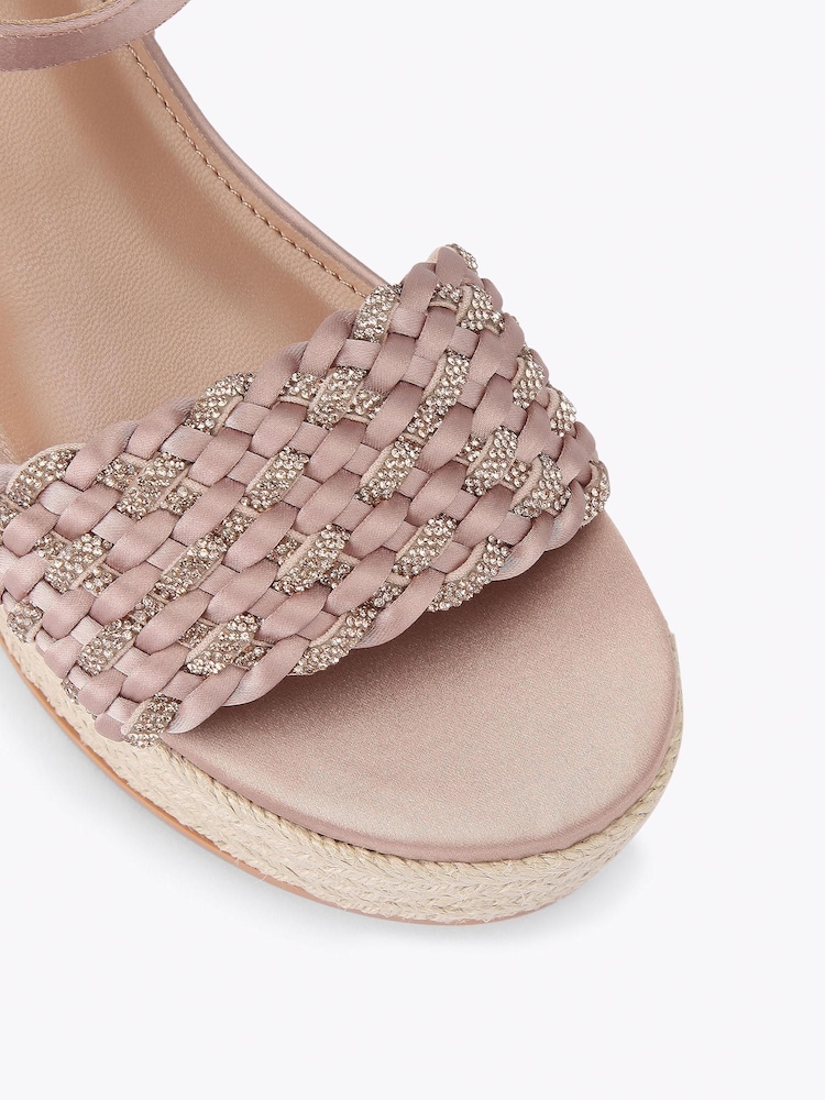 Carvela Pink Treccia Flatform Sandals - Image 5 of 5 Carvela Pink Treccia Flatform Sandals - Image 5 of 5
