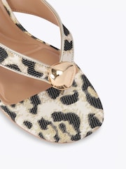 Carvela Gold Sorano Block Sandals - Image 3 of 4