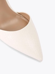 أبيض - Carvela Pastello Court Sandals - صورة 3 من 4