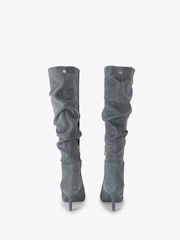 Carvela Grey Spirit Slouch Boots - Image 3 of 4