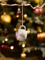 Natural Gingerbread Mini Mug Christmas Bauble - Image 3 of 4