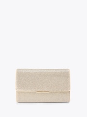 Carvela Gold Anna Clutch Bag - Image 1 of 4