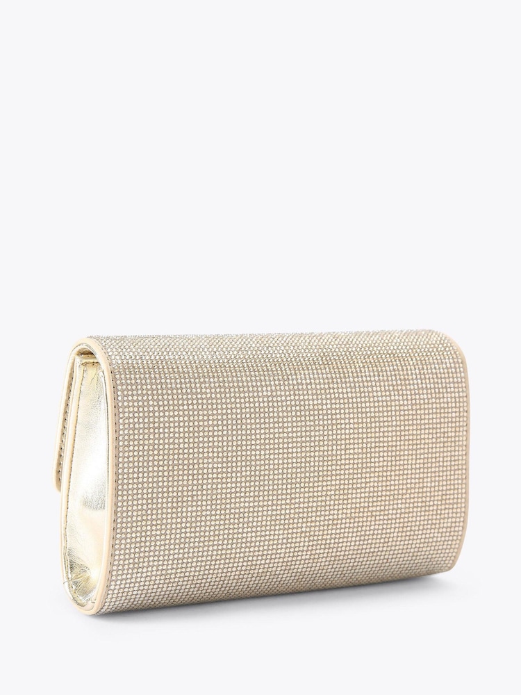 Carvela Gold Anna Clutch Bag - Image 2 of 4 Carvela Gold Anna Clutch Bag - Image 2 of 4