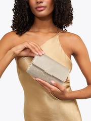 Carvela Gold Anna Clutch Bag - Image 5 of 5