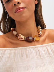 Mood poliruotas ir dervos „Allway“ karoliai - 2 paveikslėlis iš 3