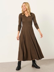 FATFACE Midaksi Jersey Haljina - Slika 1 od 7