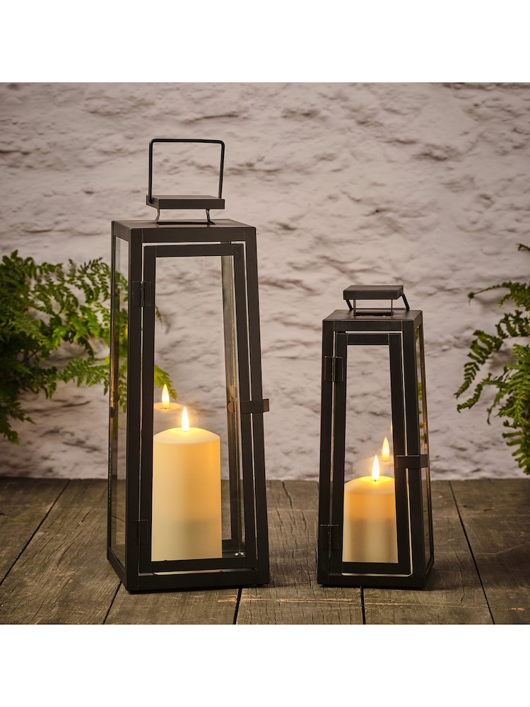 Lights4fun Multi Porto Lantern Duo with TruGlow® Candle - Image 2 of 6