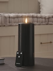 Lights4fun TruGlow® Black LED Chapel Candle 25cm - Image 3 of 3