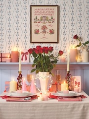 Lights4fun White Warm Micro Light Heart Wreath - Image 4 of 5