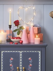 Lights4fun White Warm Micro Light Heart Wreath - Image 5 of 5