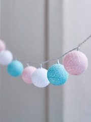 Lights4fun 20 Pastel Cotton Ball Fairy Light - Image 2 of 2