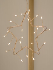 Silver Draping Stars Cluster Curtain Lights - Image 3 of 4