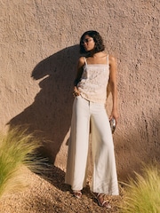 Friends Like These Cream Sequin Cami Top - Image 3 of 4