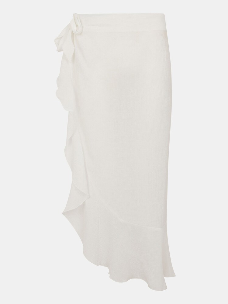 Accessorize White Ruffle Sarong Skirt - Image 5 of 5