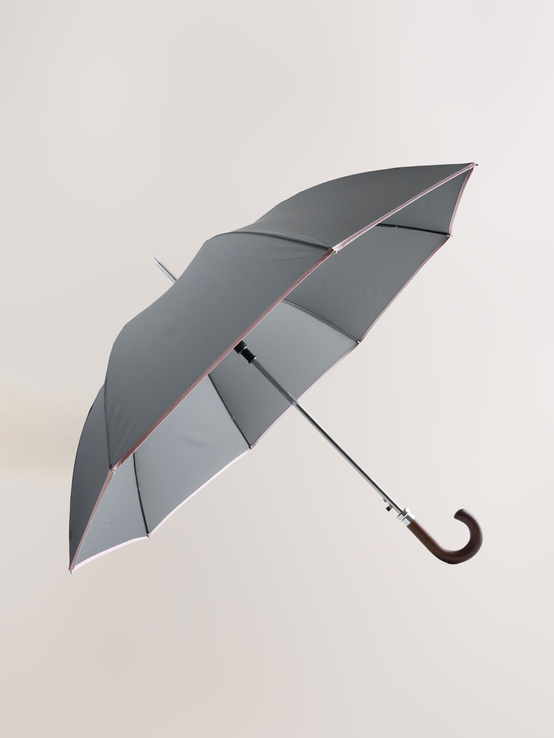Buy Grey/Pink Large Umbrella from the Next UK online shop