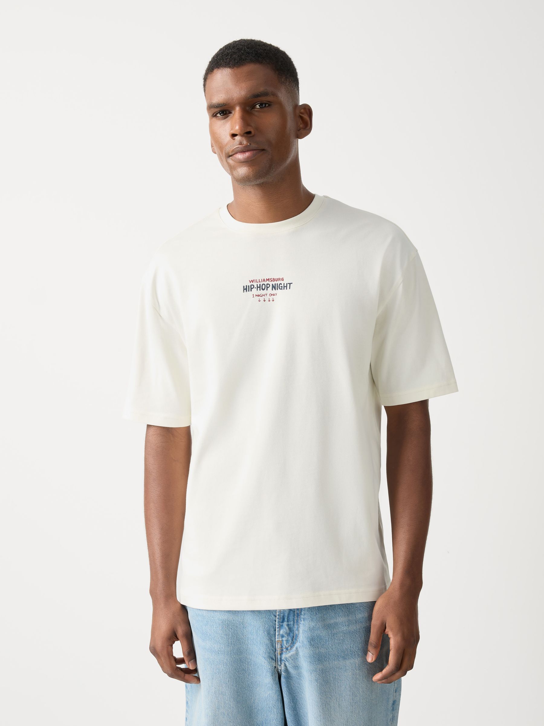 Buy Black/Ecru/Blue Relaxed Fit Graphic Print T-Shirts 3 Pack from