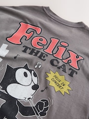 Grey Felix The Cat Long Sleeve Graphic T-Shirt - Image 8 of 9