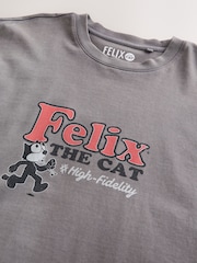 Grey Felix The Cat Long Sleeve Graphic T-Shirt - Image 9 of 9