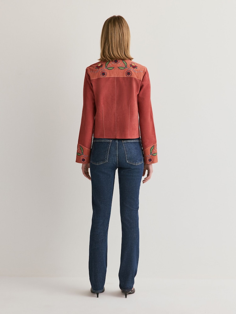 Rixo Folk Bloom Appliqué Karmen Jacket - Image 2 of 7