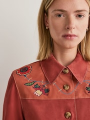 Rixo Folk Bloom Appliqué Karmen Jacket - Image 4 of 7