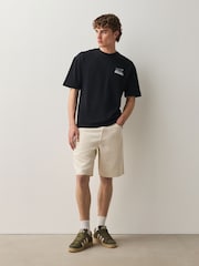 Navy Blue Heavyweight Pink Panther Graphic Navy Relaxed Fit T-Shirt - Image 3 of 9