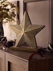 Gold Star Ornament - Image 1 of 5
