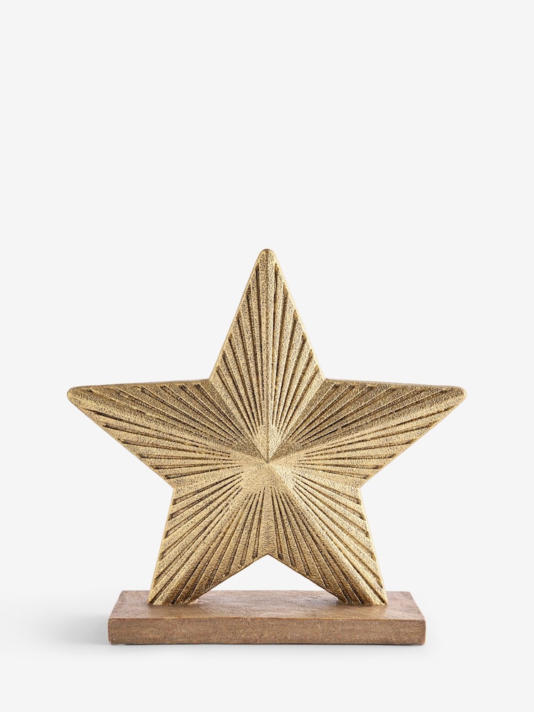Gold Star Ornament - Image 2 of 5