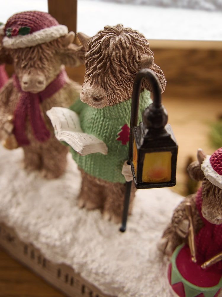 Red/Green Hamish Family Carol Singing Christmas Ornament - Image 2 of 3